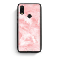 Thumbnail for 33 - Xiaomi Redmi 7 Pink Feather Boho case, cover, bumper