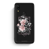Thumbnail for 4 - Xiaomi Redmi 7 Frame Flower case, cover, bumper