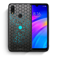 Thumbnail for Θήκη Xiaomi Redmi 7 Hexagonal Geometric από τη Smartfits με σχέδιο στο πίσω μέρος και μαύρο περίβλημα | Xiaomi Redmi 7 Hexagonal Geometric case with colorful back and black bezels