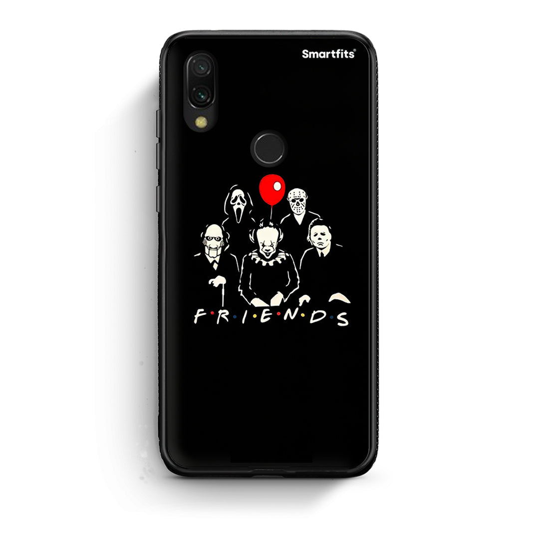 Xiaomi Redmi 7 Halloween Friends Θήκη από τη Smartfits με σχέδιο στο πίσω μέρος και μαύρο περίβλημα | Smartphone case with colorful back and black bezels by Smartfits