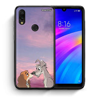 Thumbnail for Θήκη Xiaomi Redmi 7 Lady And Tramp από τη Smartfits με σχέδιο στο πίσω μέρος και μαύρο περίβλημα | Xiaomi Redmi 7 Lady And Tramp case with colorful back and black bezels