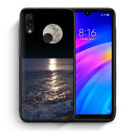Thumbnail for Θήκη Xiaomi Redmi 7 Moon Landscape από τη Smartfits με σχέδιο στο πίσω μέρος και μαύρο περίβλημα | Xiaomi Redmi 7 Moon Landscape case with colorful back and black bezels