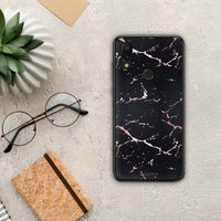 Thumbnail for Marble Black Rosegold - Xiaomi Redmi 7 case