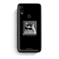 Thumbnail for Xiaomi Redmi 7 Meme Cat θήκη από τη Smartfits με σχέδιο στο πίσω μέρος και μαύρο περίβλημα | Smartphone case with colorful back and black bezels by Smartfits