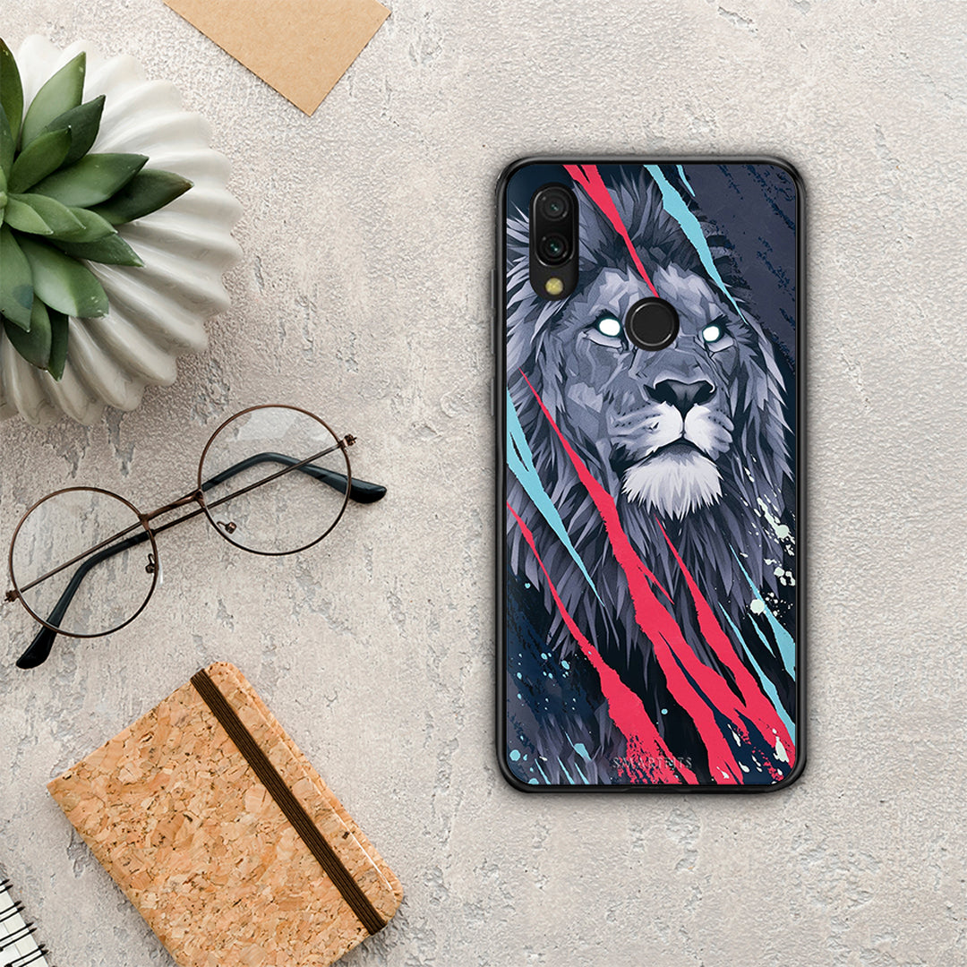 PopArt Lion Designer - Xiaomi Redmi 7 case