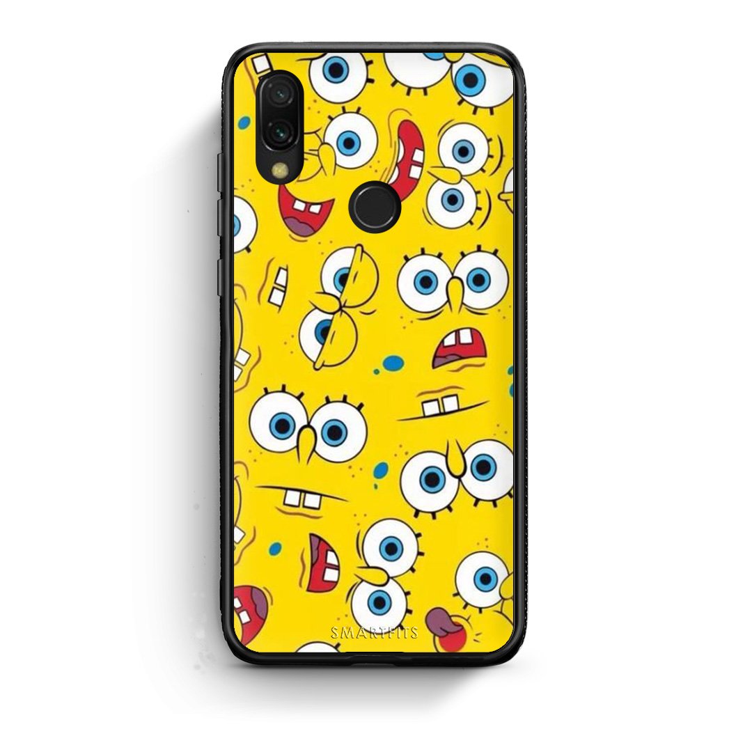 4 - Xiaomi Redmi 7 Sponge PopArt case, cover, bumper