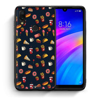 Thumbnail for Θήκη Xiaomi Redmi 7 Hungry Random από τη Smartfits με σχέδιο στο πίσω μέρος και μαύρο περίβλημα | Xiaomi Redmi 7 Hungry Random case with colorful back and black bezels