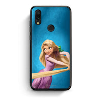 Thumbnail for Xiaomi Redmi 7 Tangled 2 Θήκη Αγίου Βαλεντίνου από τη Smartfits με σχέδιο στο πίσω μέρος και μαύρο περίβλημα | Smartphone case with colorful back and black bezels by Smartfits