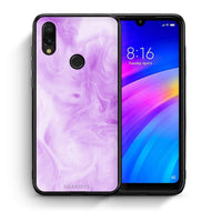 Thumbnail for Θήκη Xiaomi Redmi 7 Lavender Watercolor από τη Smartfits με σχέδιο στο πίσω μέρος και μαύρο περίβλημα | Xiaomi Redmi 7 Lavender Watercolor case with colorful back and black bezels