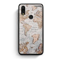 Thumbnail for Xiaomi Redmi 7 World Map Θήκη από τη Smartfits με σχέδιο στο πίσω μέρος και μαύρο περίβλημα | Smartphone case with colorful back and black bezels by Smartfits