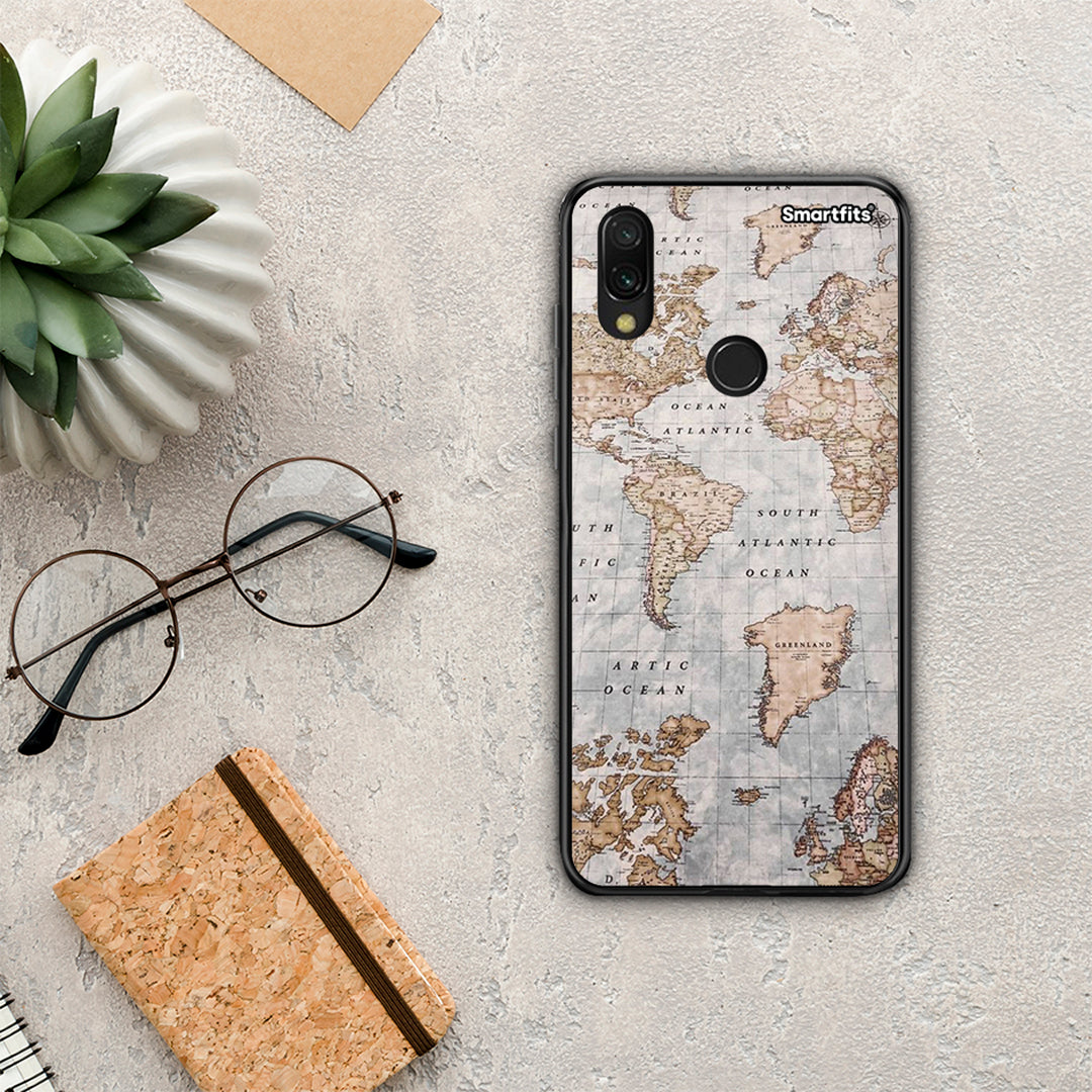 World Map - Xiaomi Redmi 7 case