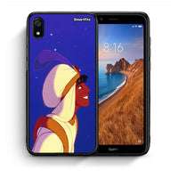 Thumbnail for Θήκη Xiaomi Redmi 7A Alladin And Jasmine Love 1 από τη Smartfits με σχέδιο στο πίσω μέρος και μαύρο περίβλημα | Xiaomi Redmi 7A Alladin And Jasmine Love 1 case with colorful back and black bezels
