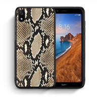 Thumbnail for Θήκη Xiaomi Redmi 7A Fashion Snake Animal από τη Smartfits με σχέδιο στο πίσω μέρος και μαύρο περίβλημα | Xiaomi Redmi 7A Fashion Snake Animal case with colorful back and black bezels