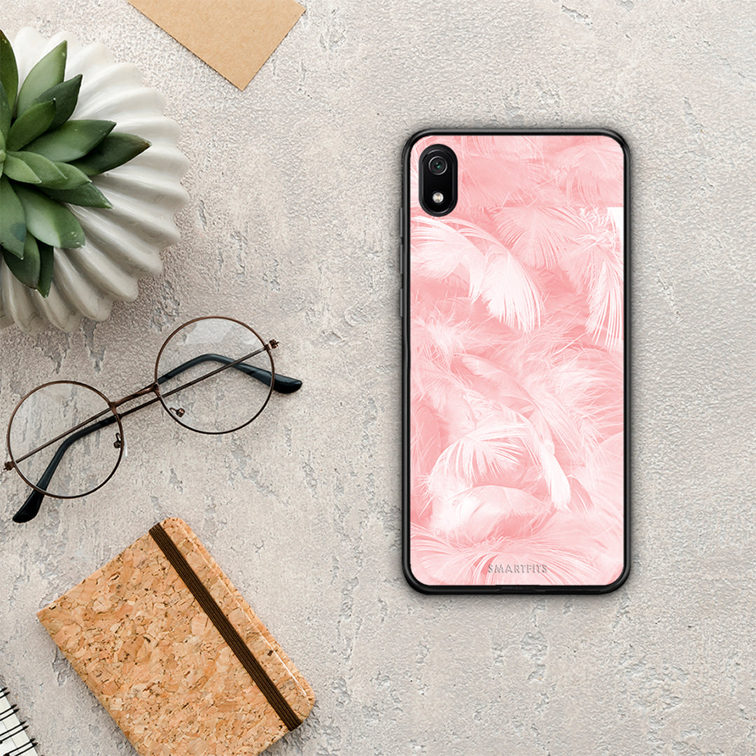 Boho Pink Feather - Xiaomi Redmi 7A case