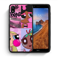 Thumbnail for Θήκη Αγίου Βαλεντίνου Xiaomi Redmi 7A Bubble Girls από τη Smartfits με σχέδιο στο πίσω μέρος και μαύρο περίβλημα | Xiaomi Redmi 7A Bubble Girls case with colorful back and black bezels