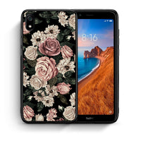 Thumbnail for Θήκη Xiaomi Redmi 7A Wild Roses Flower από τη Smartfits με σχέδιο στο πίσω μέρος και μαύρο περίβλημα | Xiaomi Redmi 7A Wild Roses Flower case with colorful back and black bezels