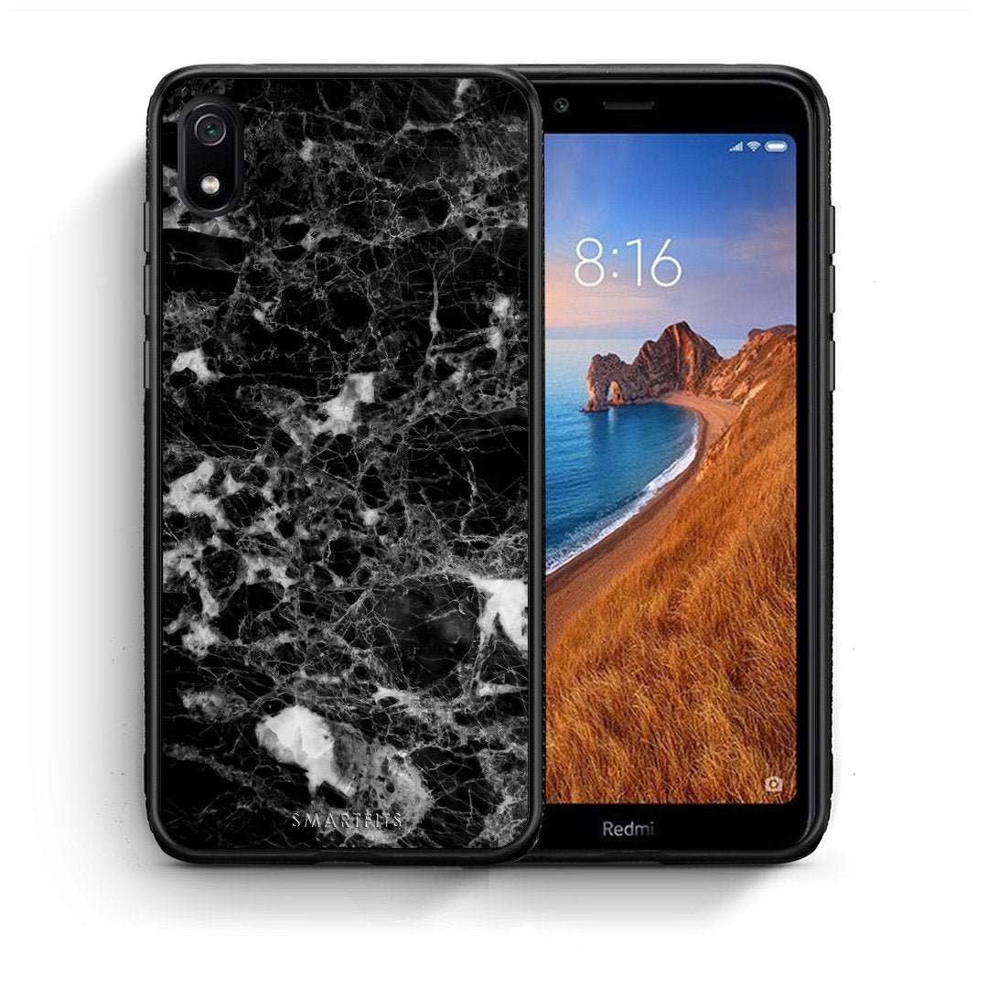 Θήκη Xiaomi Redmi 7A Male Marble από τη Smartfits με σχέδιο στο πίσω μέρος και μαύρο περίβλημα | Xiaomi Redmi 7A Male Marble case with colorful back and black bezels
