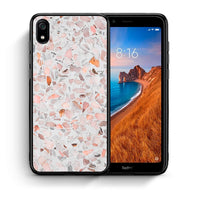 Thumbnail for Θήκη Xiaomi Redmi 7A Marble Terrazzo από τη Smartfits με σχέδιο στο πίσω μέρος και μαύρο περίβλημα | Xiaomi Redmi 7A Marble Terrazzo case with colorful back and black bezels