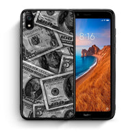 Thumbnail for Θήκη Xiaomi Redmi 7A Money Dollars από τη Smartfits με σχέδιο στο πίσω μέρος και μαύρο περίβλημα | Xiaomi Redmi 7A Money Dollars case with colorful back and black bezels