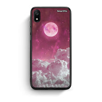 Thumbnail for Xiaomi Redmi 7A Pink Moon Θήκη από τη Smartfits με σχέδιο στο πίσω μέρος και μαύρο περίβλημα | Smartphone case with colorful back and black bezels by Smartfits