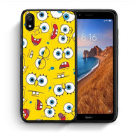 Thumbnail for Θήκη Xiaomi Redmi 7A Sponge PopArt από τη Smartfits με σχέδιο στο πίσω μέρος και μαύρο περίβλημα | Xiaomi Redmi 7A Sponge PopArt case with colorful back and black bezels