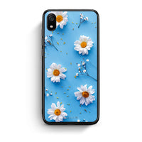Thumbnail for Xiaomi Redmi 7A Real Daisies θήκη από τη Smartfits με σχέδιο στο πίσω μέρος και μαύρο περίβλημα | Smartphone case with colorful back and black bezels by Smartfits