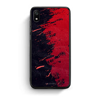 Thumbnail for Xiaomi Redmi 7A Red Paint Θήκη Αγίου Βαλεντίνου από τη Smartfits με σχέδιο στο πίσω μέρος και μαύρο περίβλημα | Smartphone case with colorful back and black bezels by Smartfits