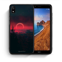 Thumbnail for Θήκη Xiaomi Redmi 7A Sunset Tropic από τη Smartfits με σχέδιο στο πίσω μέρος και μαύρο περίβλημα | Xiaomi Redmi 7A Sunset Tropic case with colorful back and black bezels