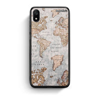 Thumbnail for Xiaomi Redmi 7A World Map Θήκη από τη Smartfits με σχέδιο στο πίσω μέρος και μαύρο περίβλημα | Smartphone case with colorful back and black bezels by Smartfits