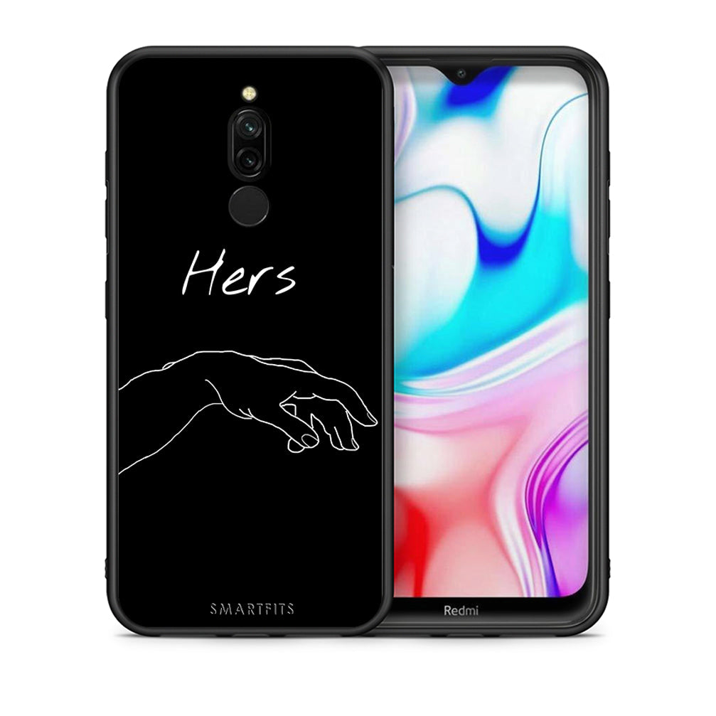 Θήκη Αγίου Βαλεντίνου Xiaomi Redmi 8 Aeshetic Love 1 από τη Smartfits με σχέδιο στο πίσω μέρος και μαύρο περίβλημα | Xiaomi Redmi 8 Aeshetic Love 1 case with colorful back and black bezels