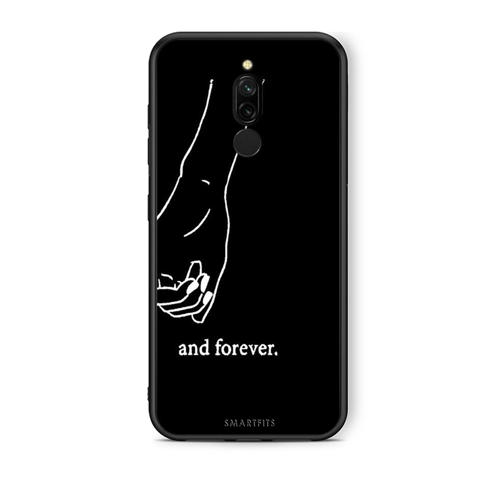 Xiaomi Redmi 8 Always & Forever 2 Θήκη Αγίου Βαλεντίνου από τη Smartfits με σχέδιο στο πίσω μέρος και μαύρο περίβλημα | Smartphone case with colorful back and black bezels by Smartfits