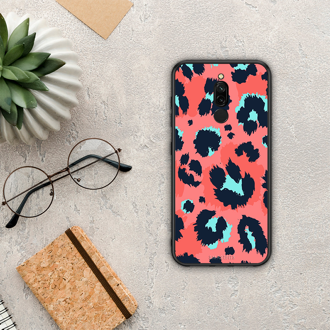 Animal Pink Leopard - Xiaomi Redmi 8 θήκη
