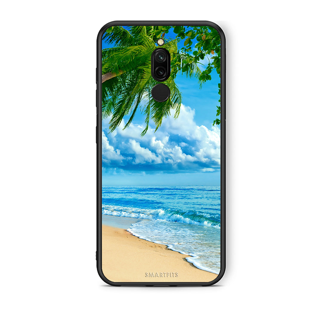 Xiaomi Redmi 8 Beautiful Beach θήκη από τη Smartfits με σχέδιο στο πίσω μέρος και μαύρο περίβλημα | Smartphone case with colorful back and black bezels by Smartfits