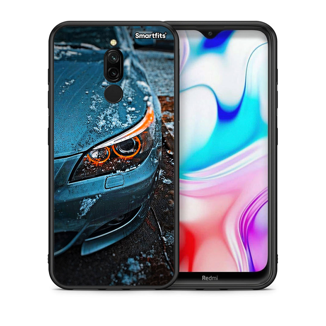 Θήκη Xiaomi Redmi 8 Bmw E60 από τη Smartfits με σχέδιο στο πίσω μέρος και μαύρο περίβλημα | Xiaomi Redmi 8 Bmw E60 case with colorful back and black bezels