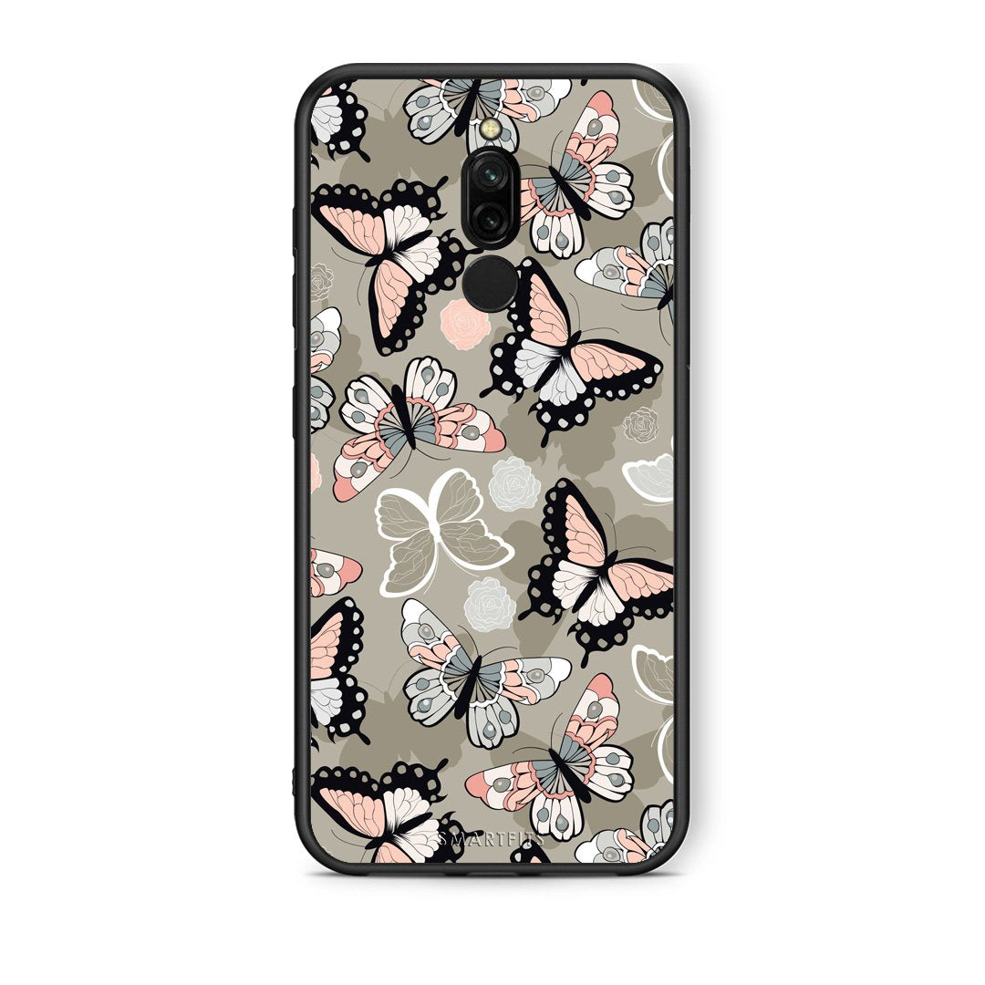 135 - Xiaomi Redmi 8 Butterflies Boho case, cover, bumper