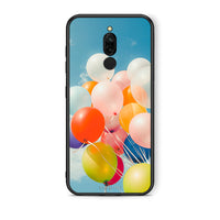 Thumbnail for Xiaomi Redmi 8 Colorful Balloons θήκη από τη Smartfits με σχέδιο στο πίσω μέρος και μαύρο περίβλημα | Smartphone case with colorful back and black bezels by Smartfits