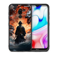 Thumbnail for Θήκη Xiaomi Redmi 8 Dragons Fight από τη Smartfits με σχέδιο στο πίσω μέρος και μαύρο περίβλημα | Xiaomi Redmi 8 Dragons Fight case with colorful back and black bezels