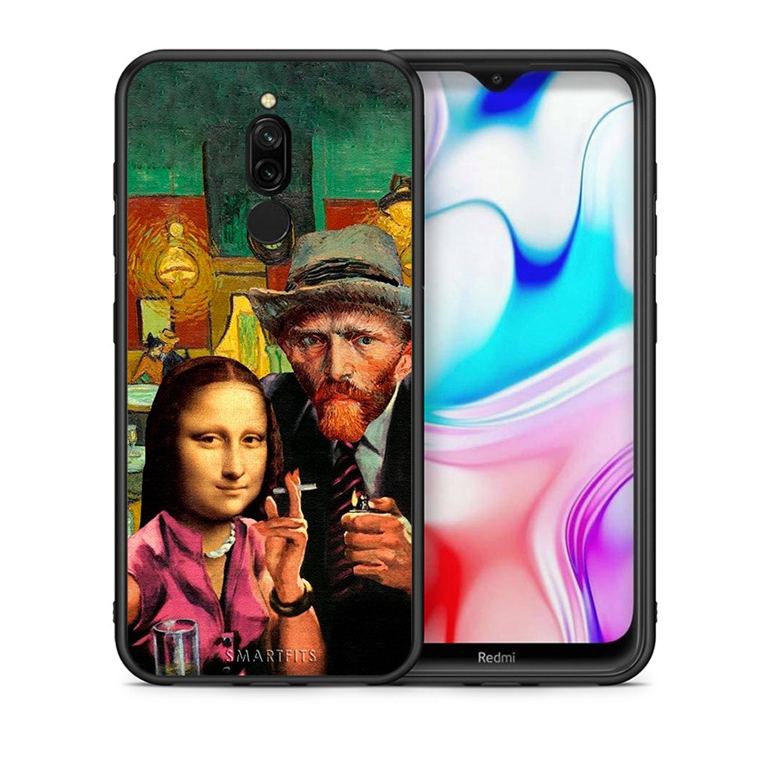 Θήκη Xiaomi Redmi 8 Funny Art από τη Smartfits με σχέδιο στο πίσω μέρος και μαύρο περίβλημα | Xiaomi Redmi 8 Funny Art case with colorful back and black bezels