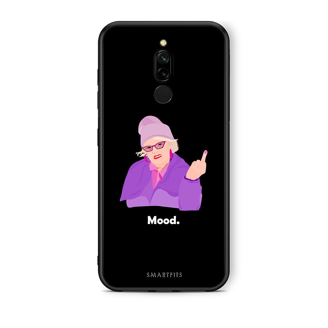 Xiaomi Redmi 8 Grandma Mood Black θήκη από τη Smartfits με σχέδιο στο πίσω μέρος και μαύρο περίβλημα | Smartphone case with colorful back and black bezels by Smartfits