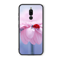 Thumbnail for Xiaomi Redmi 8 Ladybug Flower θήκη από τη Smartfits με σχέδιο στο πίσω μέρος και μαύρο περίβλημα | Smartphone case with colorful back and black bezels by Smartfits