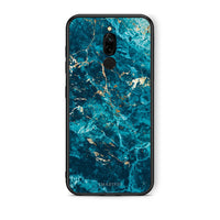 Thumbnail for Xiaomi Redmi 8 Marble Blue θήκη από τη Smartfits με σχέδιο στο πίσω μέρος και μαύρο περίβλημα | Smartphone case with colorful back and black bezels by Smartfits