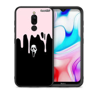 Thumbnail for Θήκη Xiaomi Redmi 8 Melting Halloween Mask από τη Smartfits με σχέδιο στο πίσω μέρος και μαύρο περίβλημα | Xiaomi Redmi 8 Melting Halloween Mask case with colorful back and black bezels