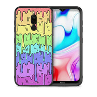 Thumbnail for Θήκη Xiaomi Redmi 8 Melting Rainbow από τη Smartfits με σχέδιο στο πίσω μέρος και μαύρο περίβλημα | Xiaomi Redmi 8 Melting Rainbow case with colorful back and black bezels