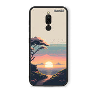 Thumbnail for Xiaomi Redmi 8 Pixel Sunset Θήκη από τη Smartfits με σχέδιο στο πίσω μέρος και μαύρο περίβλημα | Smartphone case with colorful back and black bezels by Smartfits