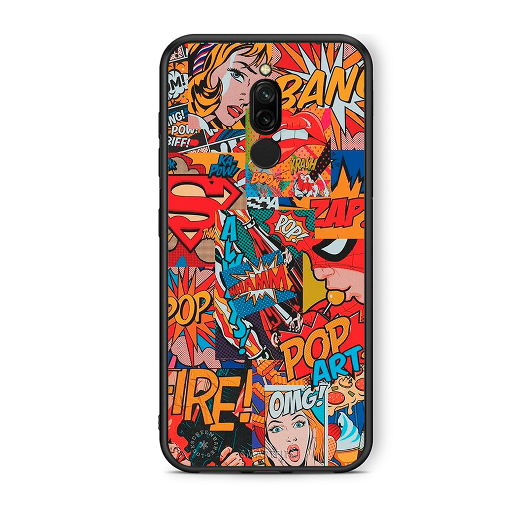 Xiaomi Redmi 8 PopArt OMG θήκη από τη Smartfits με σχέδιο στο πίσω μέρος και μαύρο περίβλημα | Smartphone case with colorful back and black bezels by Smartfits