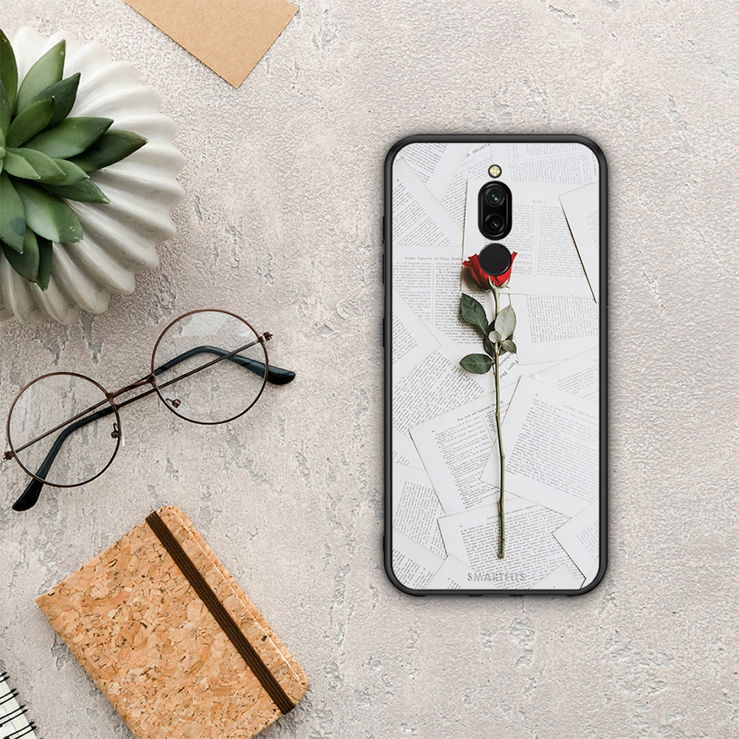 Red Rose - Xiaomi Redmi 8 θήκη