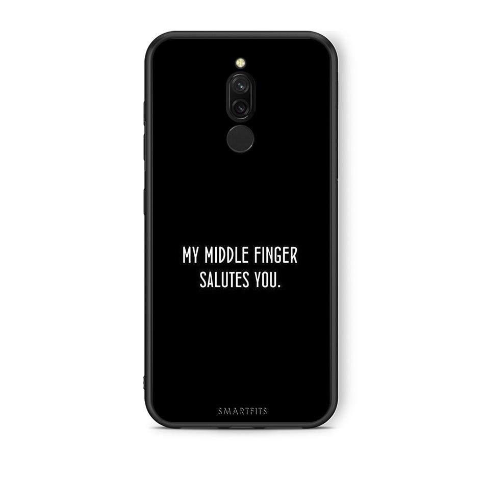 Xiaomi Redmi 8 Salute θήκη από τη Smartfits με σχέδιο στο πίσω μέρος και μαύρο περίβλημα | Smartphone case with colorful back and black bezels by Smartfits