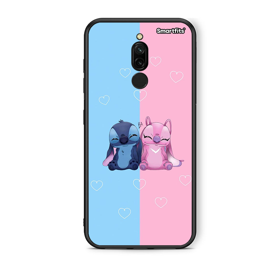 Xiaomi Redmi 8 Stitch And Angel θήκη από τη Smartfits με σχέδιο στο πίσω μέρος και μαύρο περίβλημα | Smartphone case with colorful back and black bezels by Smartfits