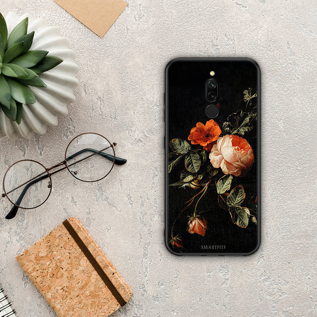 Vintage Roses - Xiaomi Redmi 8 θήκη