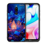 Thumbnail for Θήκη Xiaomi Redmi 8 Xmas Village από τη Smartfits με σχέδιο στο πίσω μέρος και μαύρο περίβλημα | Xiaomi Redmi 8 Xmas Village case with colorful back and black bezels